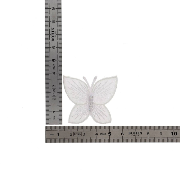 Patch thermocollant papillon blanc