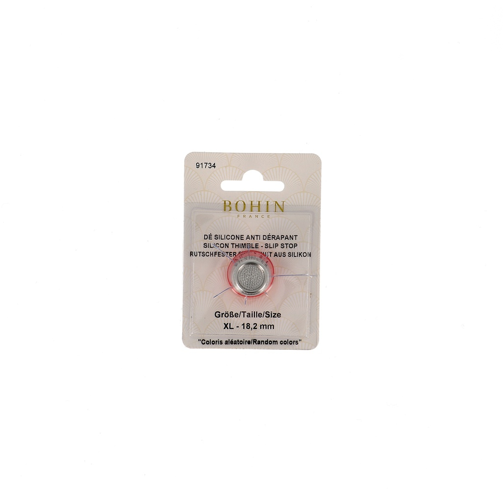 Flexible silicon thimble steel stop