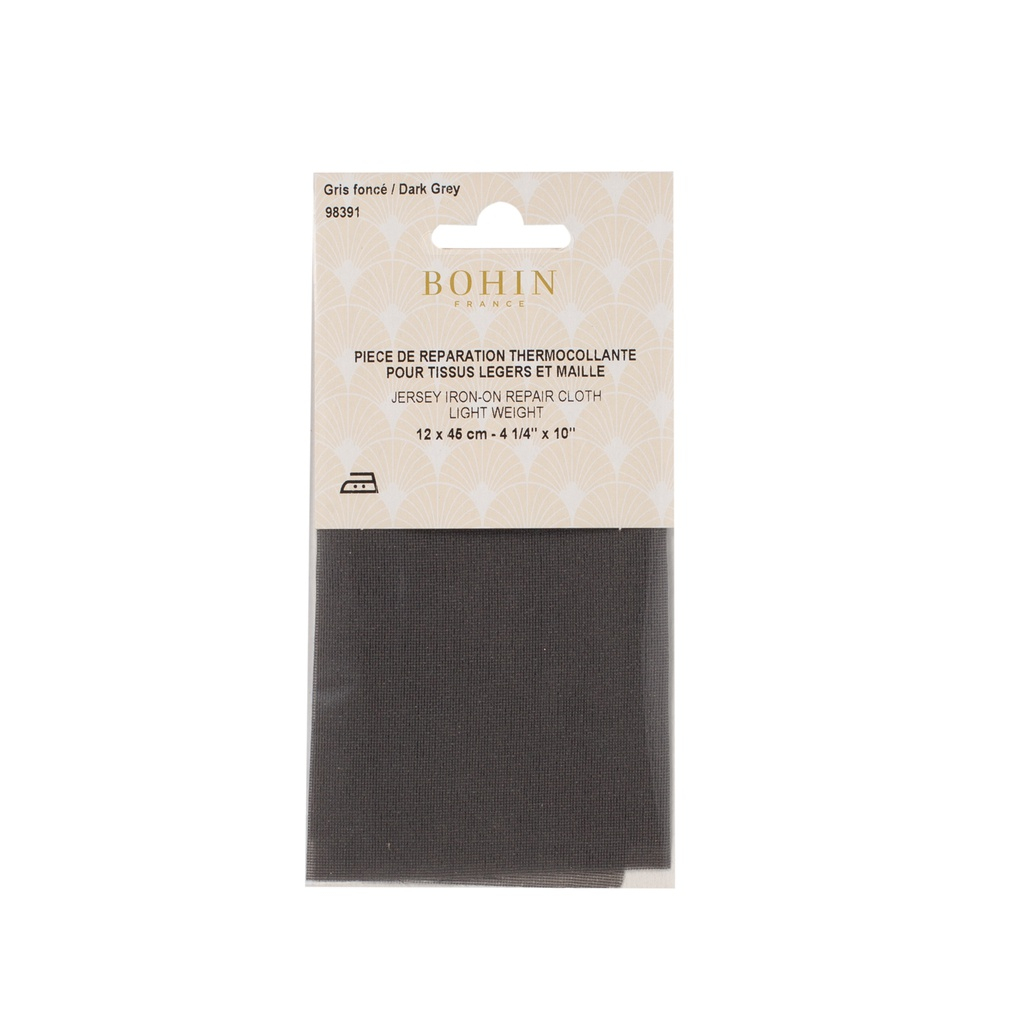 Pièce de réparation thermocollante pour tissus jersey