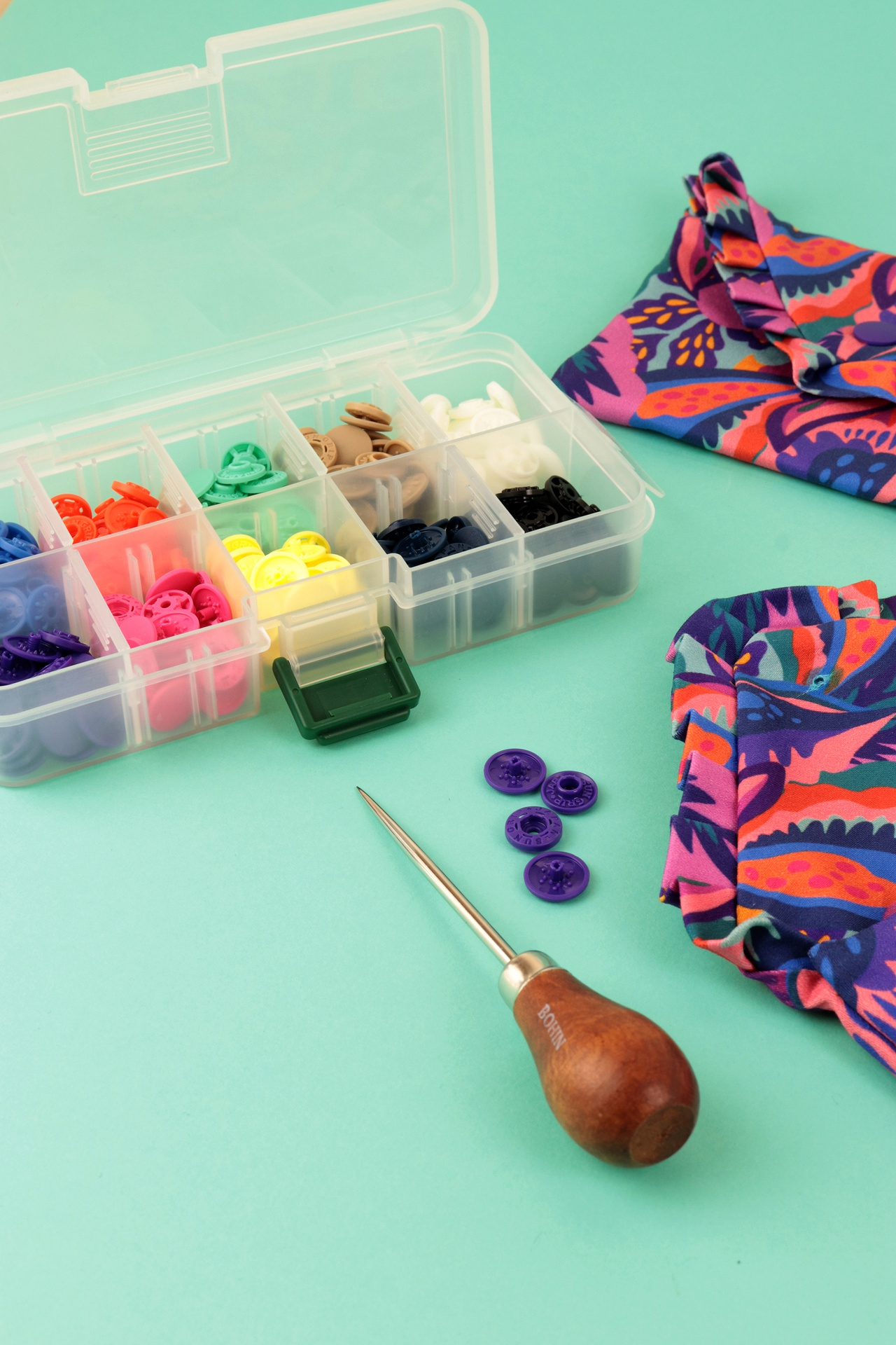 Pressions magiques - Boutons pressions sans pince Assortiment