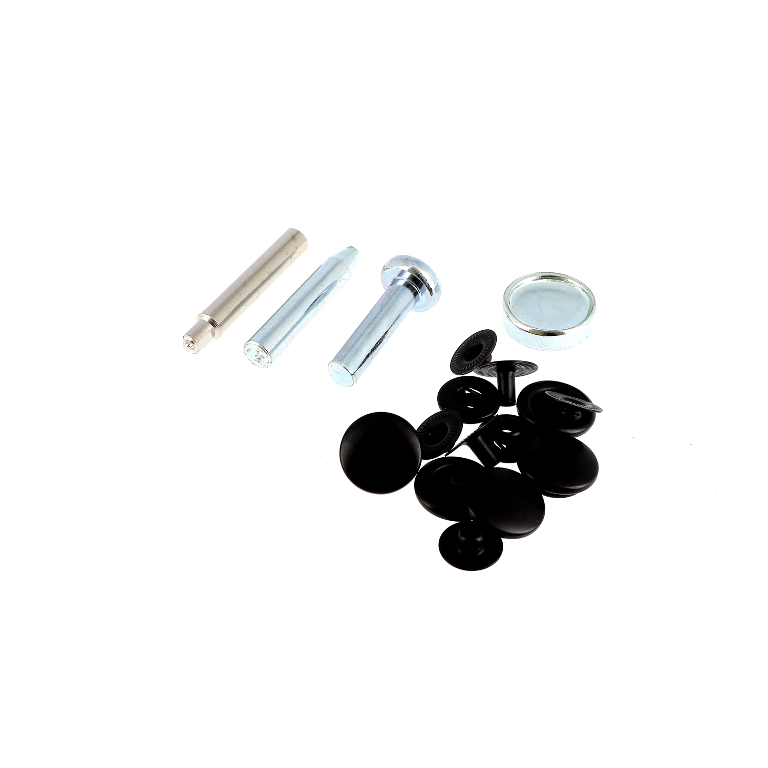 Boutons pression pour tissus moyens sans couture