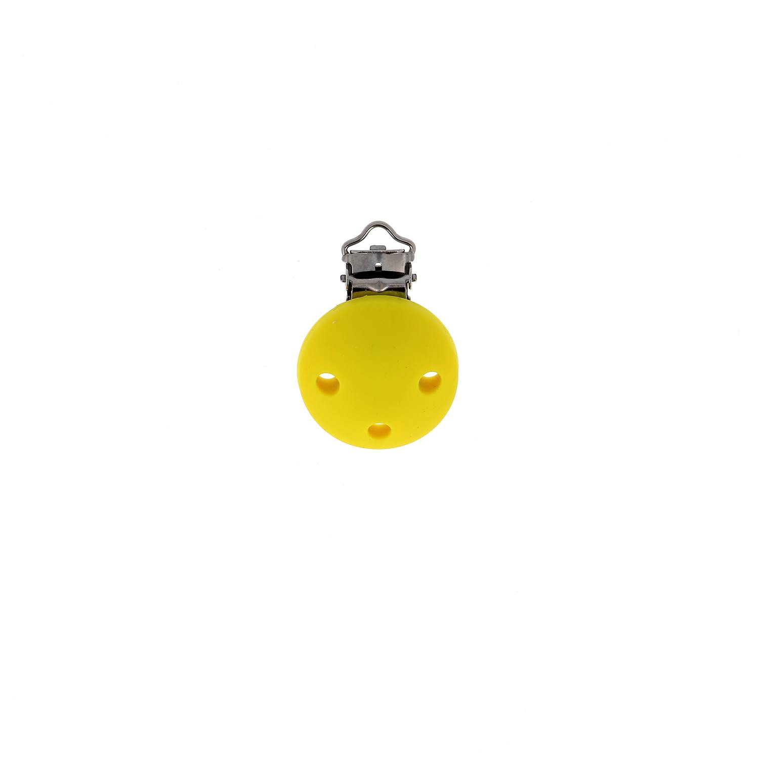 Attache tétine silicone ronde