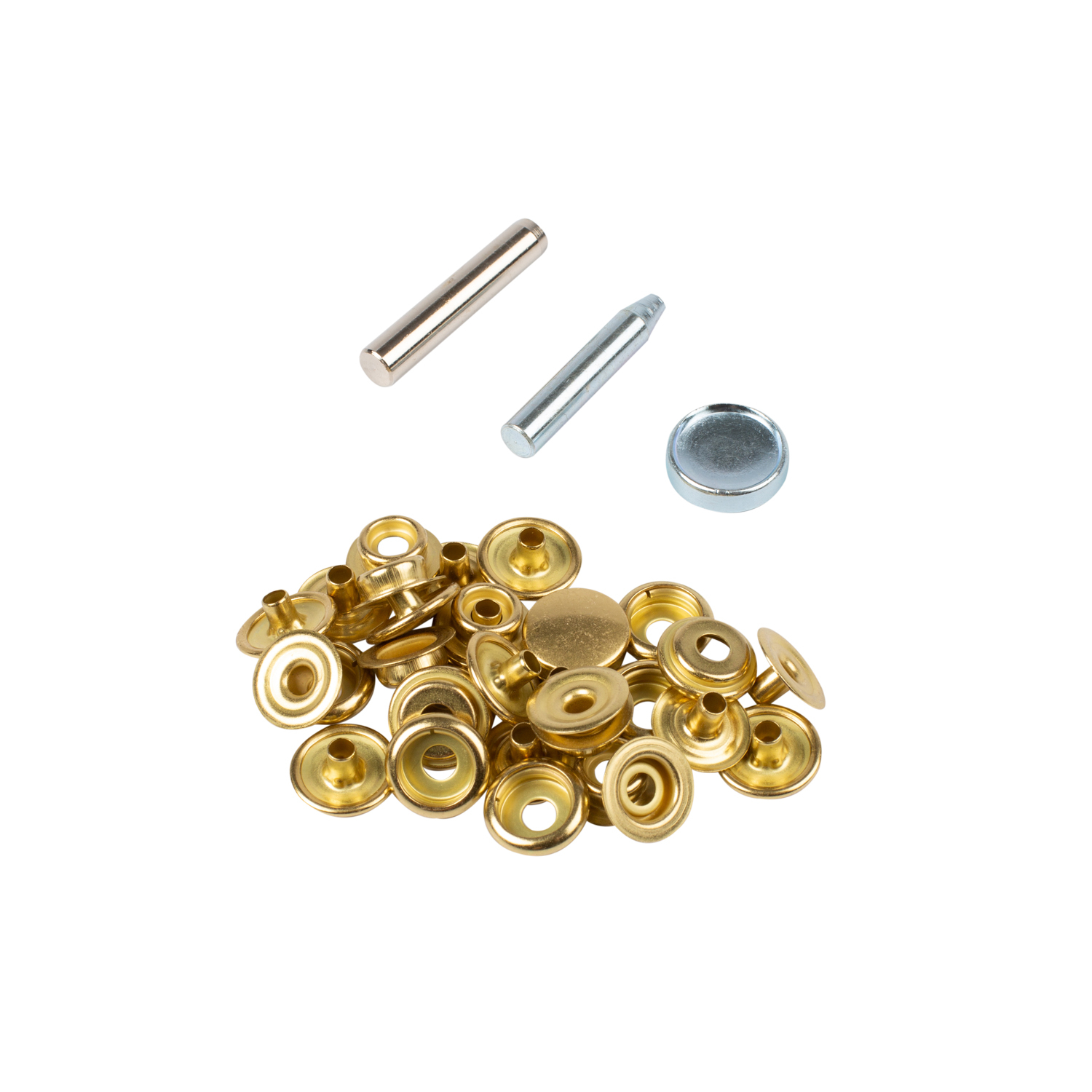 Boutons pression pour tissus moyens sans couture