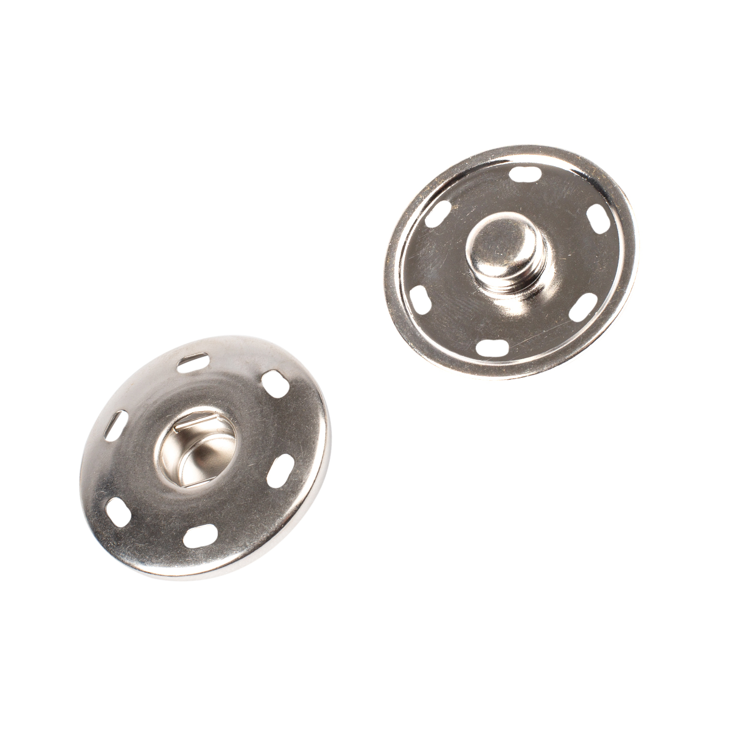 Boutons pression à coudre en laiton inoxydable