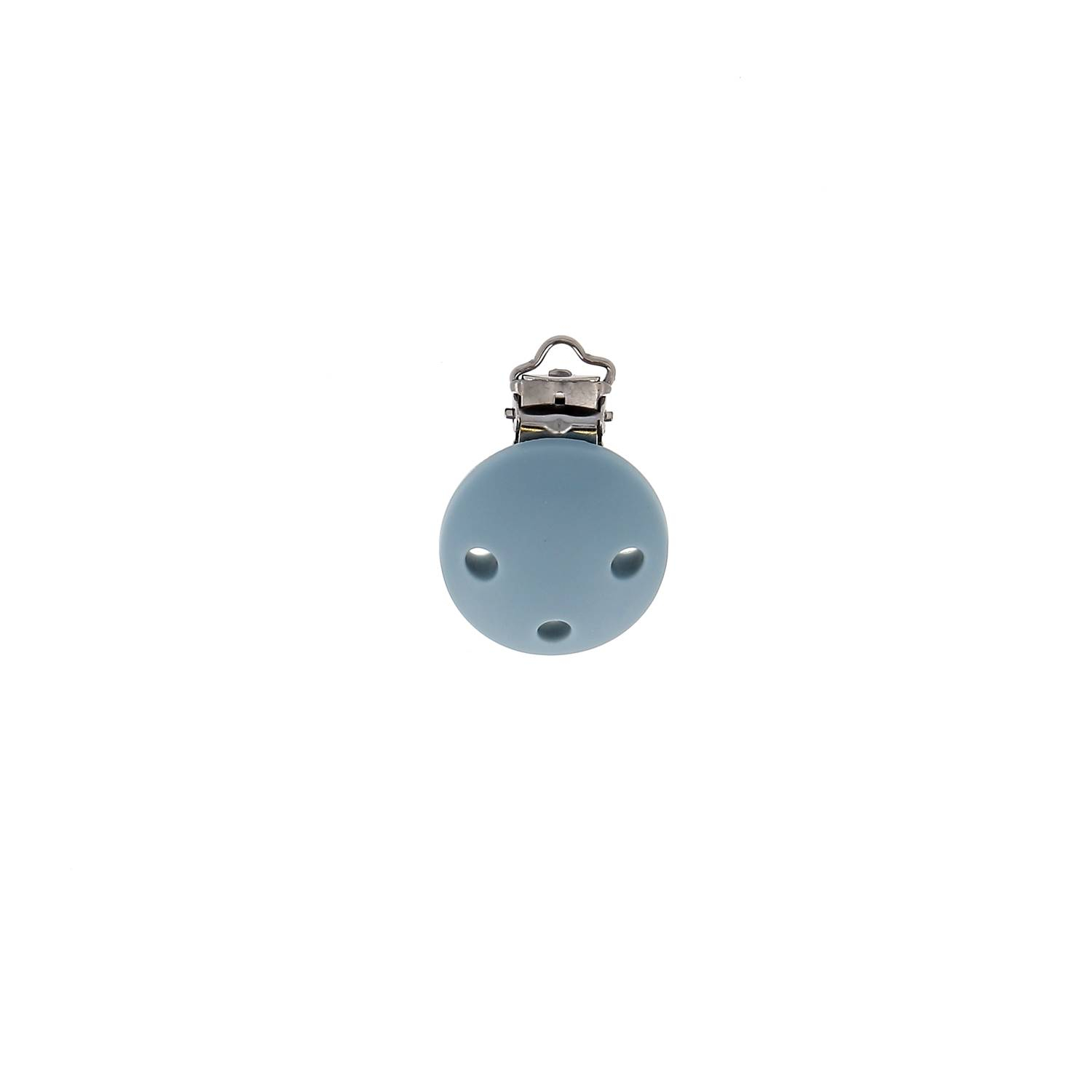 Attache tétine silicone ronde