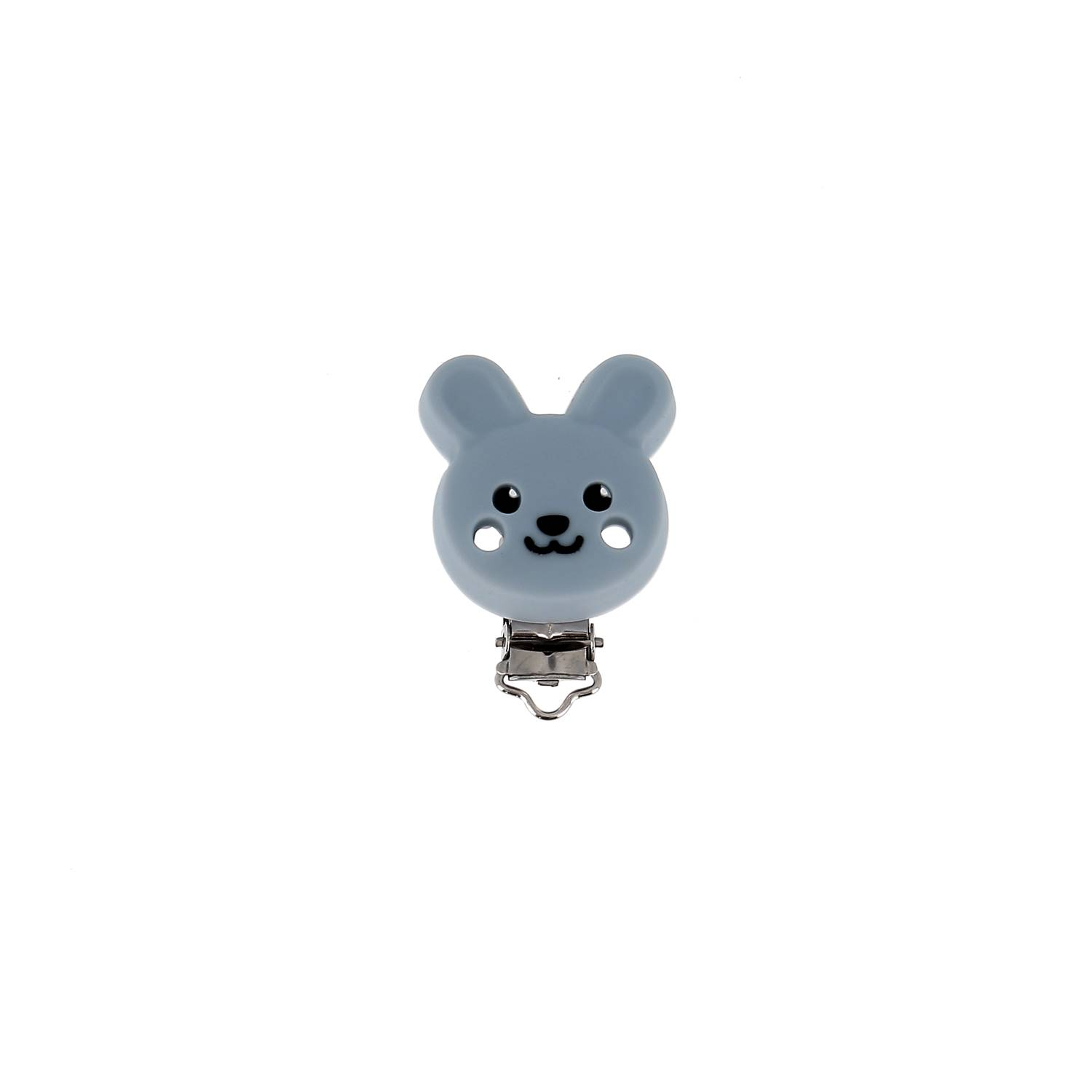 Attache tétine silicone lapin
