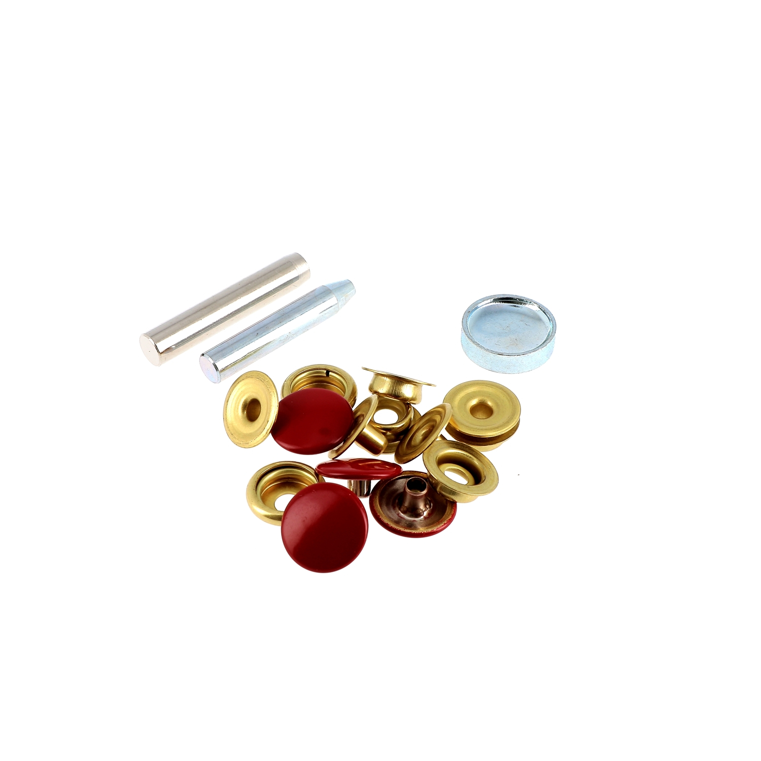 Boutons pression pour tissus moyens sans couture
