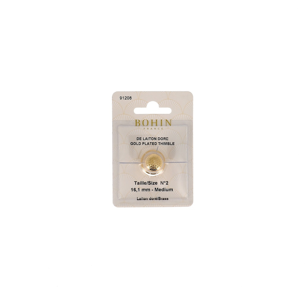 Gold plated thimbles