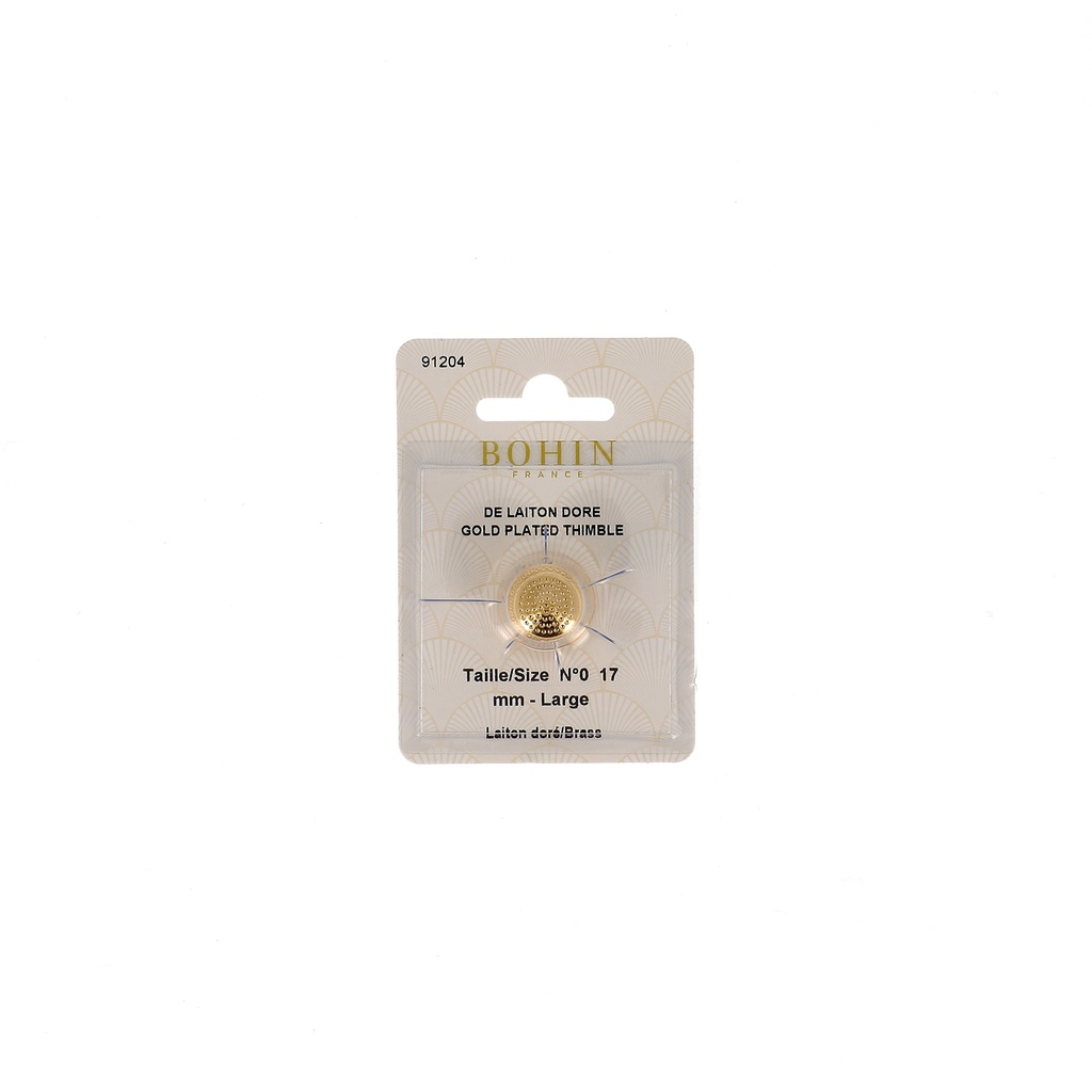 Gold plated thimbles