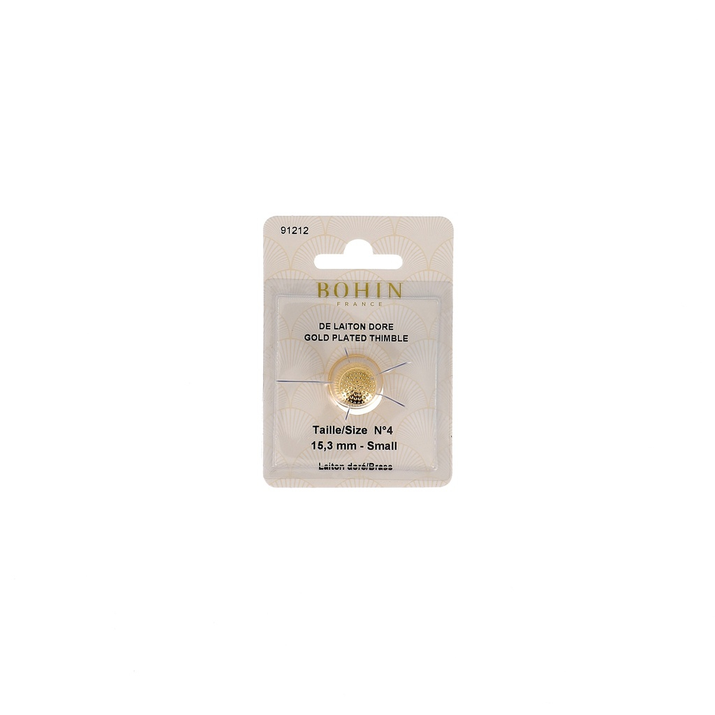 Gold plated thimbles