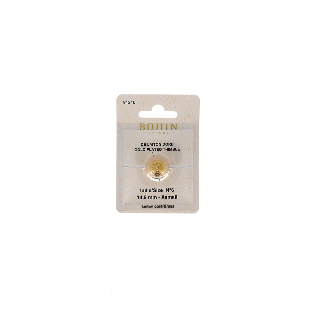 Gold plated thimbles
