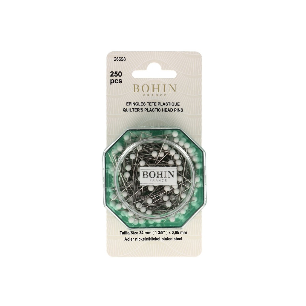 Epingles à tête plastique "ronde"