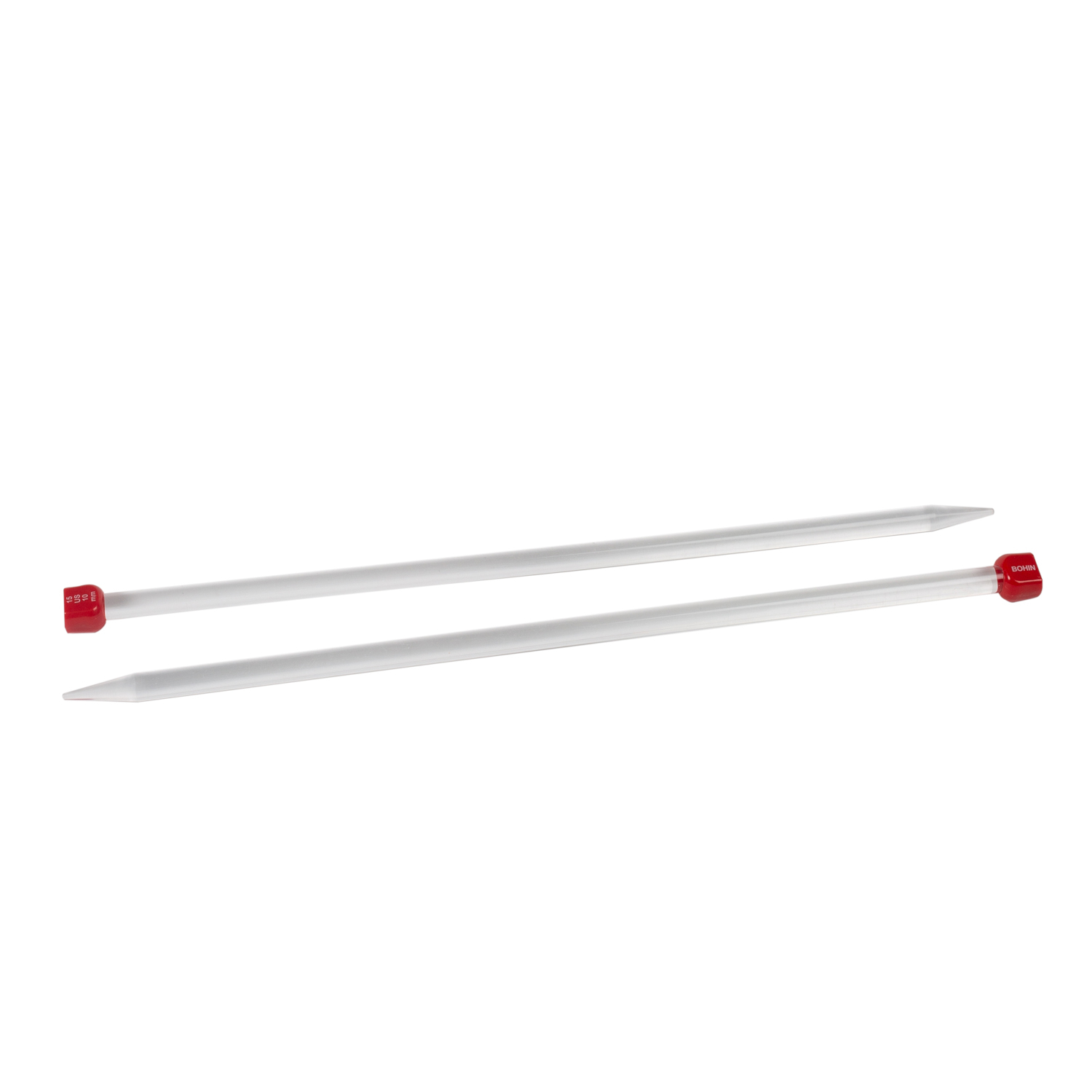 Aiguilles plastique tricot 35 cm