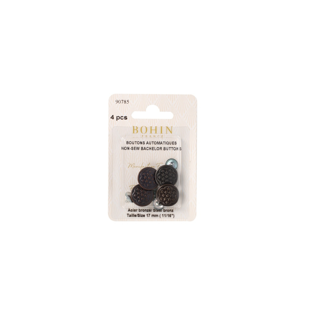 Boutons automatique pour jeans motif étoilé