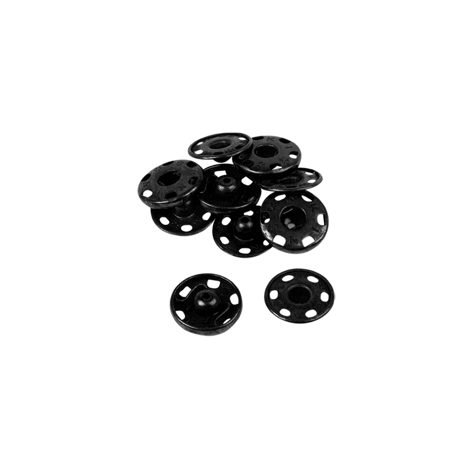 Boutons pression à coudre en laiton inoxydable
