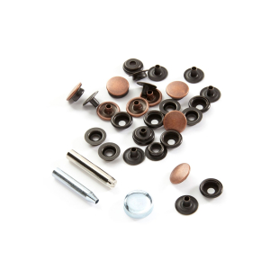 Boutons pression pour tissus moyens sans couture