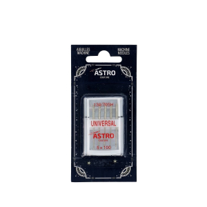 Universal sewing machine needles 70 to 110 - Astro Couture