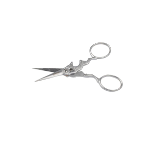 Decorative 'Silver hare' embroidery scissors, 9 cm