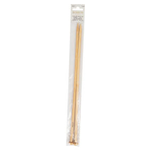 Aiguille à tricoter en bambou - 35 cm