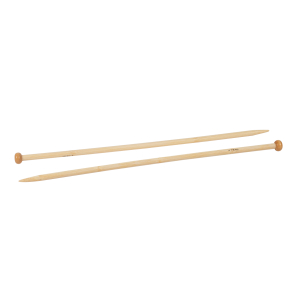 Aiguille à tricoter en bambou - 35 cm