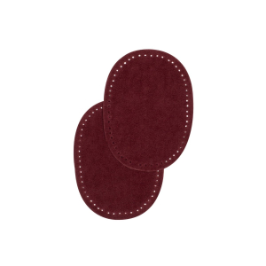 Sew-on suede repair patches