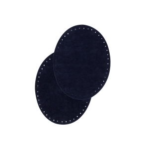 Sew-on suede repair patches