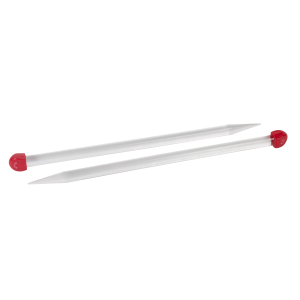 Aiguilles plastique tricot 35 cm