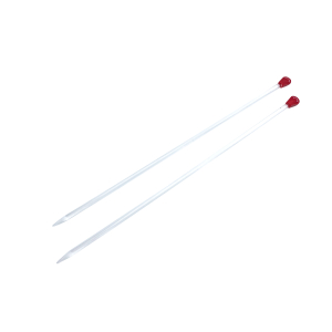 Aiguilles plastique tricot 35 cm