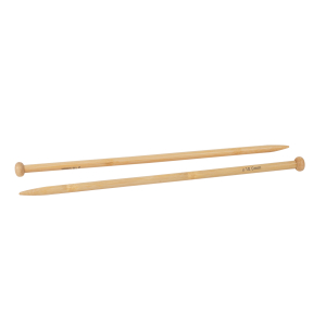 Aiguille à tricoter en bambou - 35 cm
