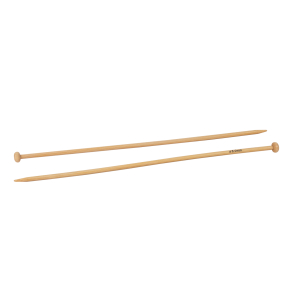 Aiguille à tricoter en bambou - 35 cm