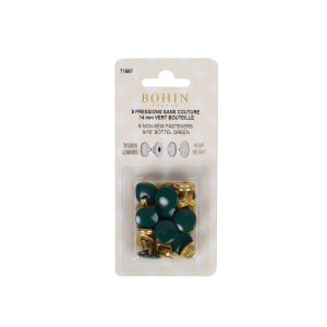 Recharge de boutons pression pour tissus lourds sans couture