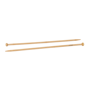 Aiguille à tricoter en bambou - 35 cm