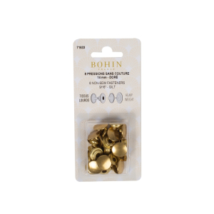 Recharge de boutons pression pour tissus lourds sans couture
