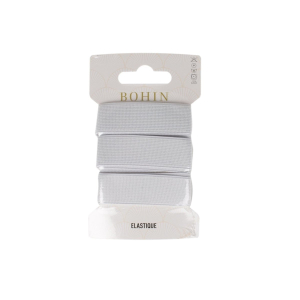 Soft woven all-purpose garment elastic 18 mm x 0.80 m white