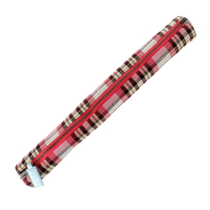 Etui pour aiguilles à tricoter motif tartan