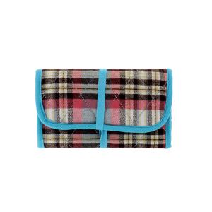 Trousse de couture motif tartan