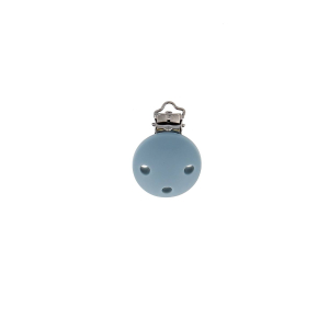 Attache tétine silicone ronde