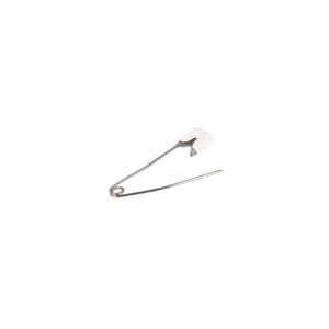 4 stainless steel safety pins or nappy pins - 55 mm - ø 1.10 mm