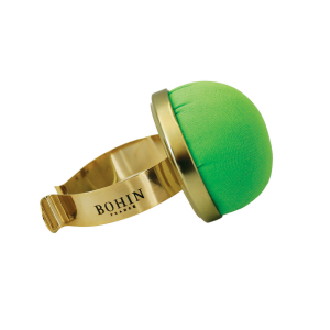 Bracelet pelote métallique velours