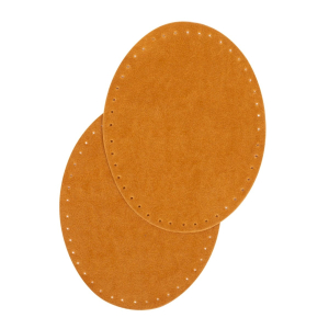 Sew-on suede repair patches