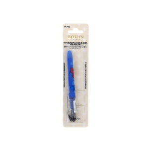 Permanent black waterproof pen, ideal for quilting 