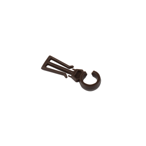 Agrafes plastique anneaux bois