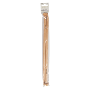 Aiguilles à tricoter grosses mailles en bambou - 35 cm