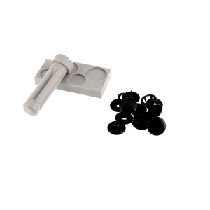 Boutons pression "métal" pour tissus légers sans couture