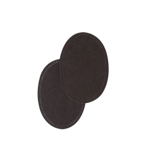 Sew-on suede repair patches