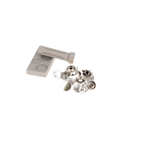 Boutons pression "métal" pour tissus légers sans couture