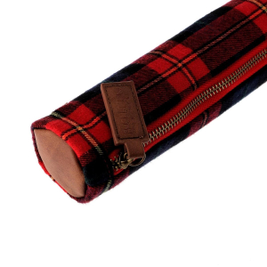 Etui pour aiguilles à tricoter motif tartan