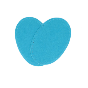 Suede iron on oval repair patches