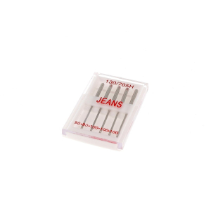 Ideal for sewing jeans: 5 special flat heel ‘Nina’ needles quality assorted 90 - 100