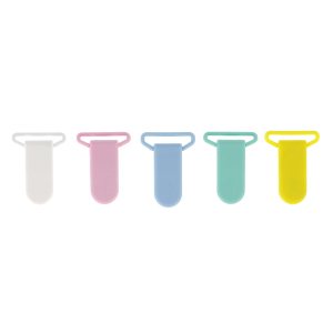 Attache tétine plastique